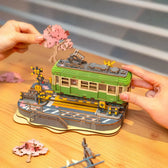 Rolife Sakura Journey 3D dřevěné puzzle Toys Quiz