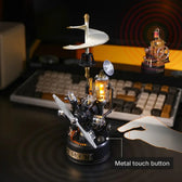 ROKR Leonardo da Vinciho vrtulník Mechanické 3D puzzle Toys Quiz