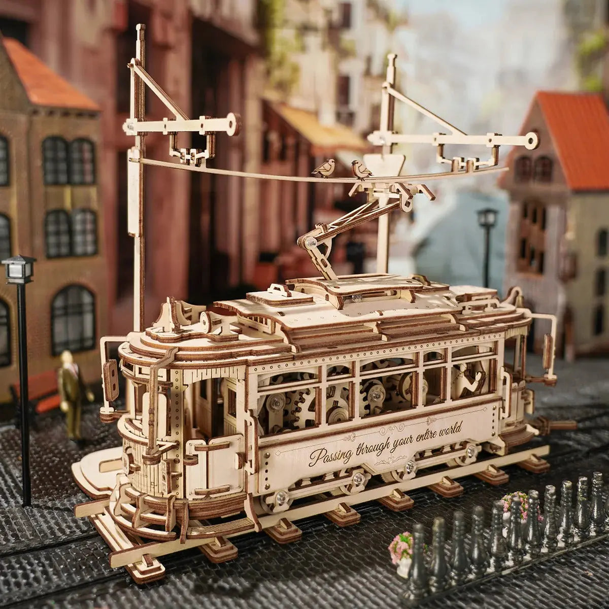 ROKR Classic City Tram 3D Wooden Puzzle ROKR
