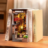Rolife Sakura Wine Alley DIY Book Nook Shelf Insert Toys Quiz