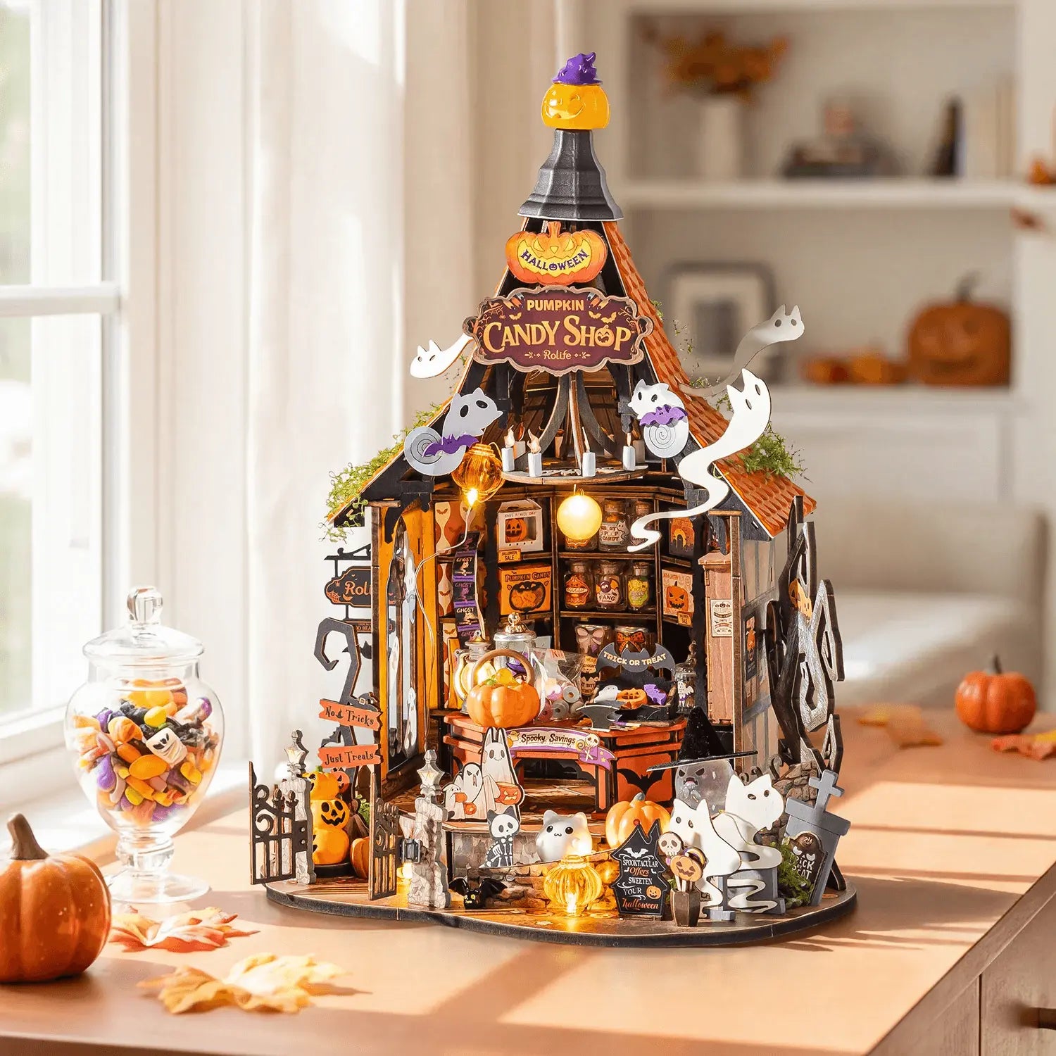 Rolife Haunted Candy House DG186 DIY Miniature House Kit