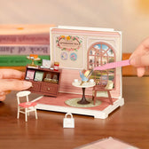 Rolife Honey Tea Lounge DIY Miniature House Toys Quiz