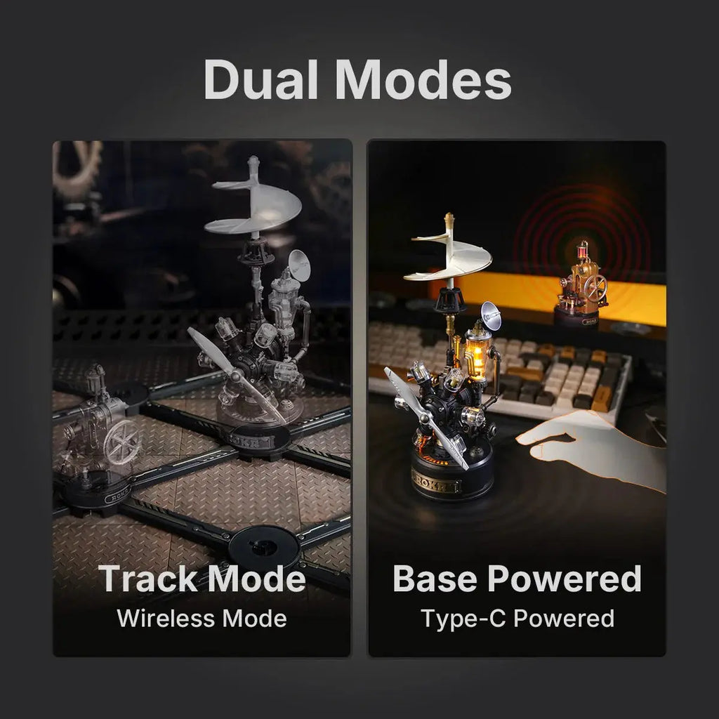 ROKR Morse Telegraph Mechanical 3D Puzzle Toys Quiz