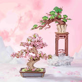 Rolife Sakura Bonsai DIY Wooden 3D Puzzle Toys Quiz