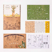 Rowod Heamomile DIY Dřevěná květina 3D puzzle Toys Quiz