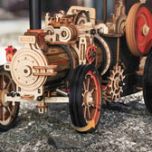 ROKR Steam Engine Mechanical 3D Wooden Puzzle (Battery powered) Toys Quiz