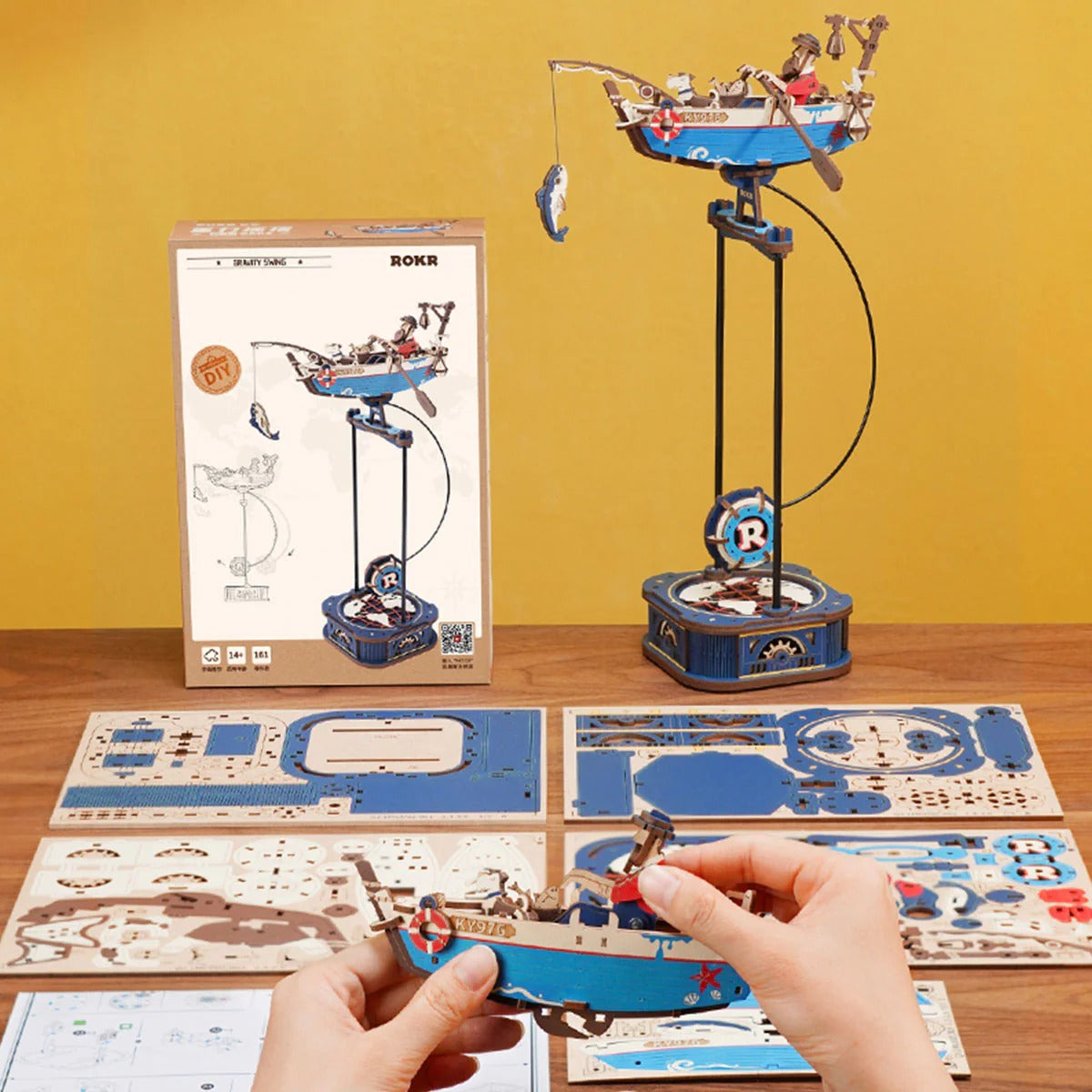 ROKR Ocean Fisher Pendulum Balance Toy 3D Puzzle