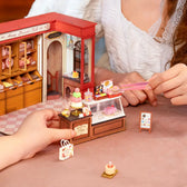 Rolife Honey Dessert Talk DIY Miniature House Toys Quiz