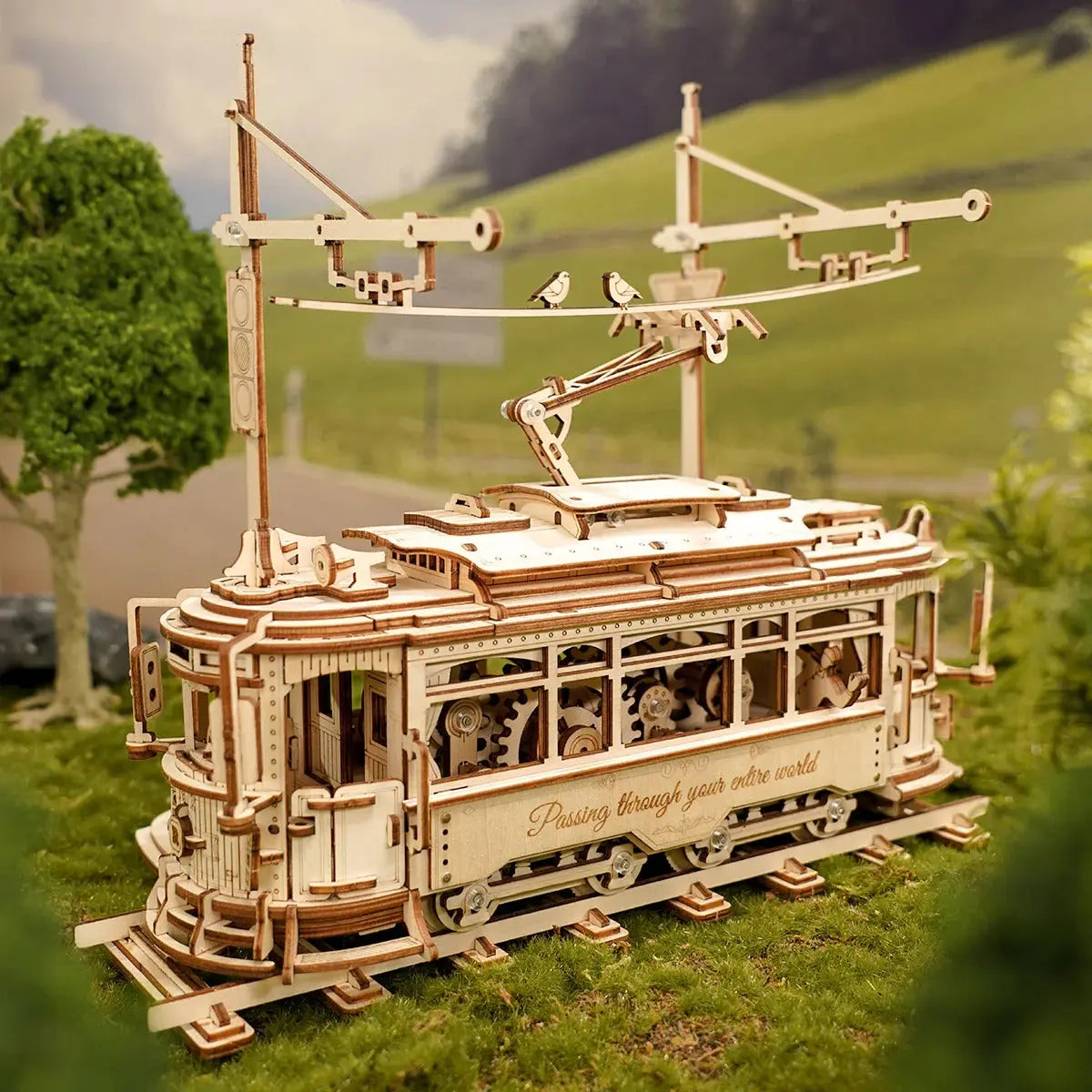 ROKR Classic City Tram 3D Wooden Puzzle ROKR