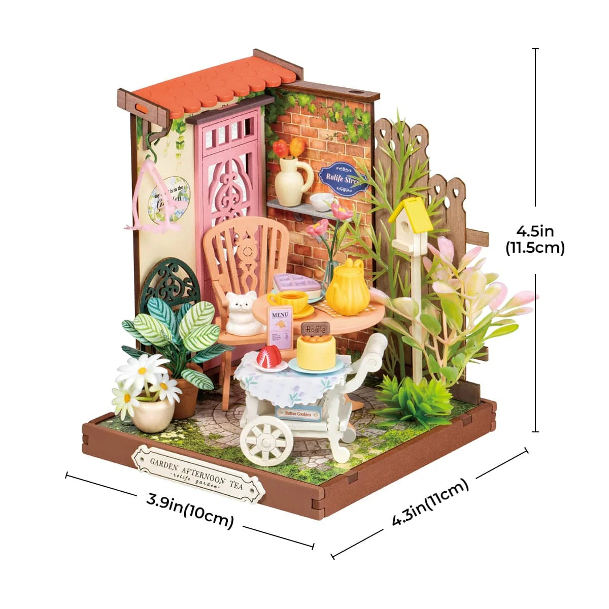 Rolife Fancy Tea Yard DIY Miniature House