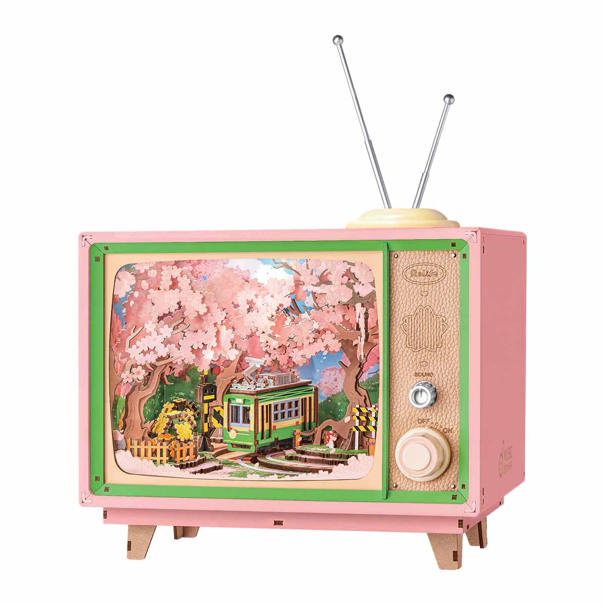 Rolife Sakura Dreamy Tour DIY Music Box 3D Wooden Puzzle