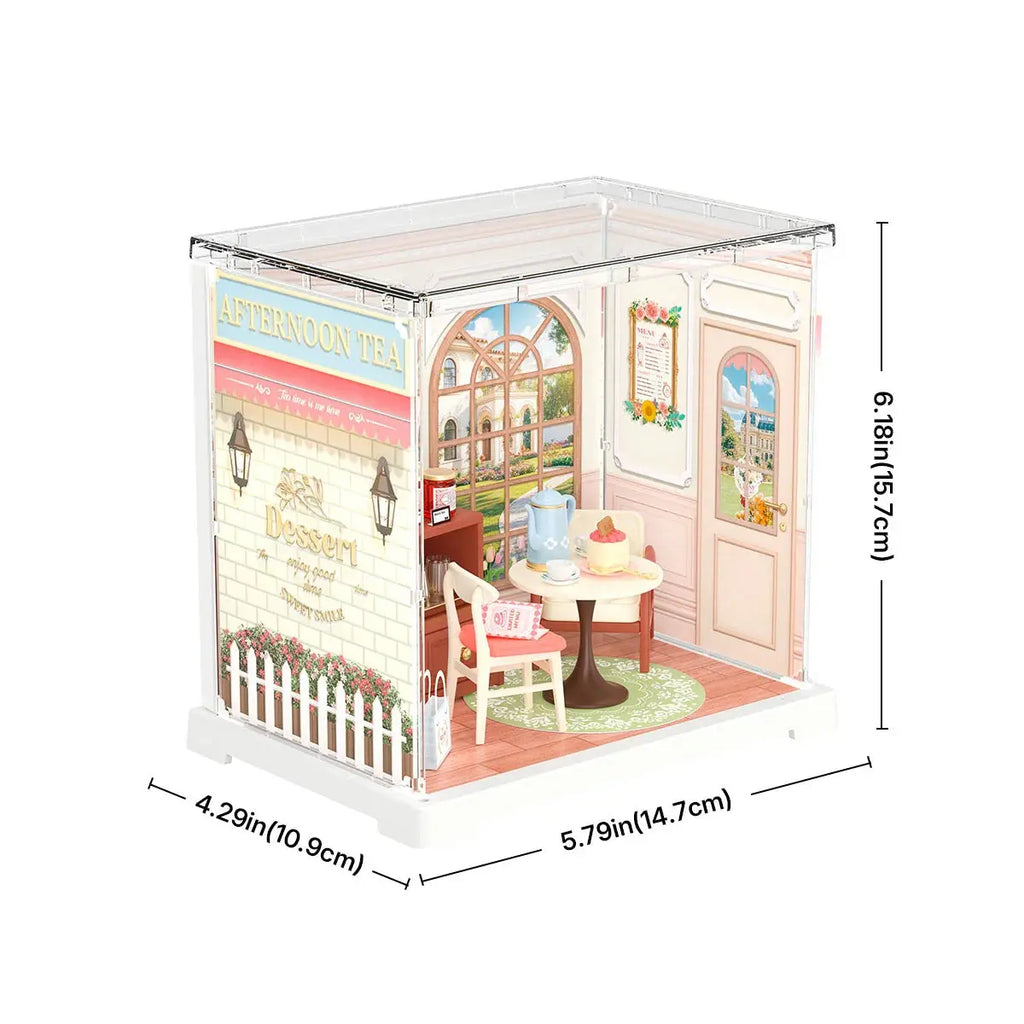 Rolife Honey Tea Lounge DIY Miniature House Toys Quiz