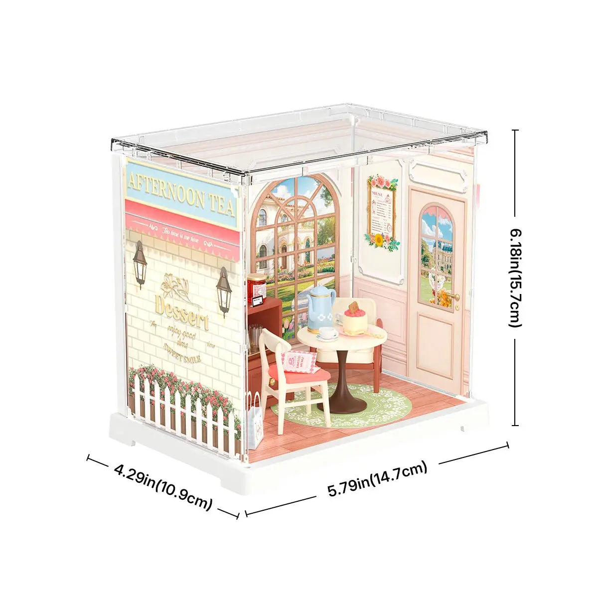 Rolife Honey Tea Lounge DIY Miniature House Toys Quiz