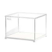 Rolife DF04L small acrylic display case with clear panels and white base