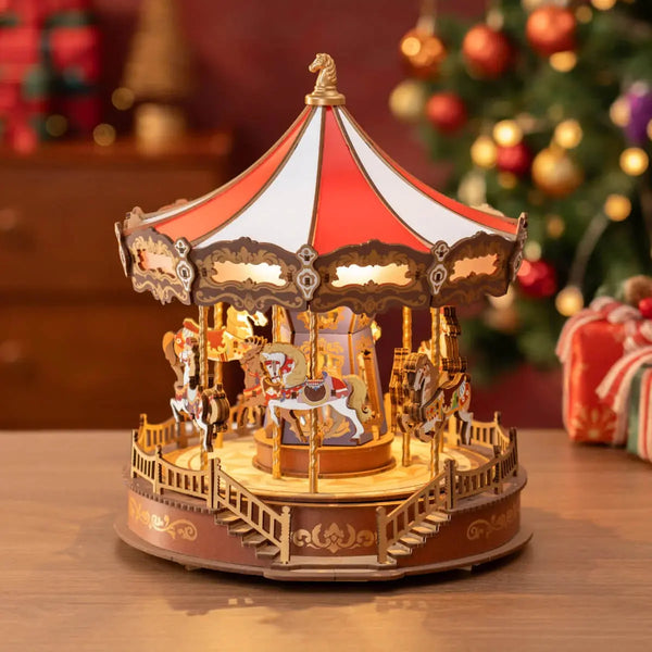 Rolife Classic Carousel 3D Wooden Puzzle Rolife