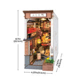 Rolife Sakura Wine Alley DIY Book Nook Shelf Insert Toys Quiz