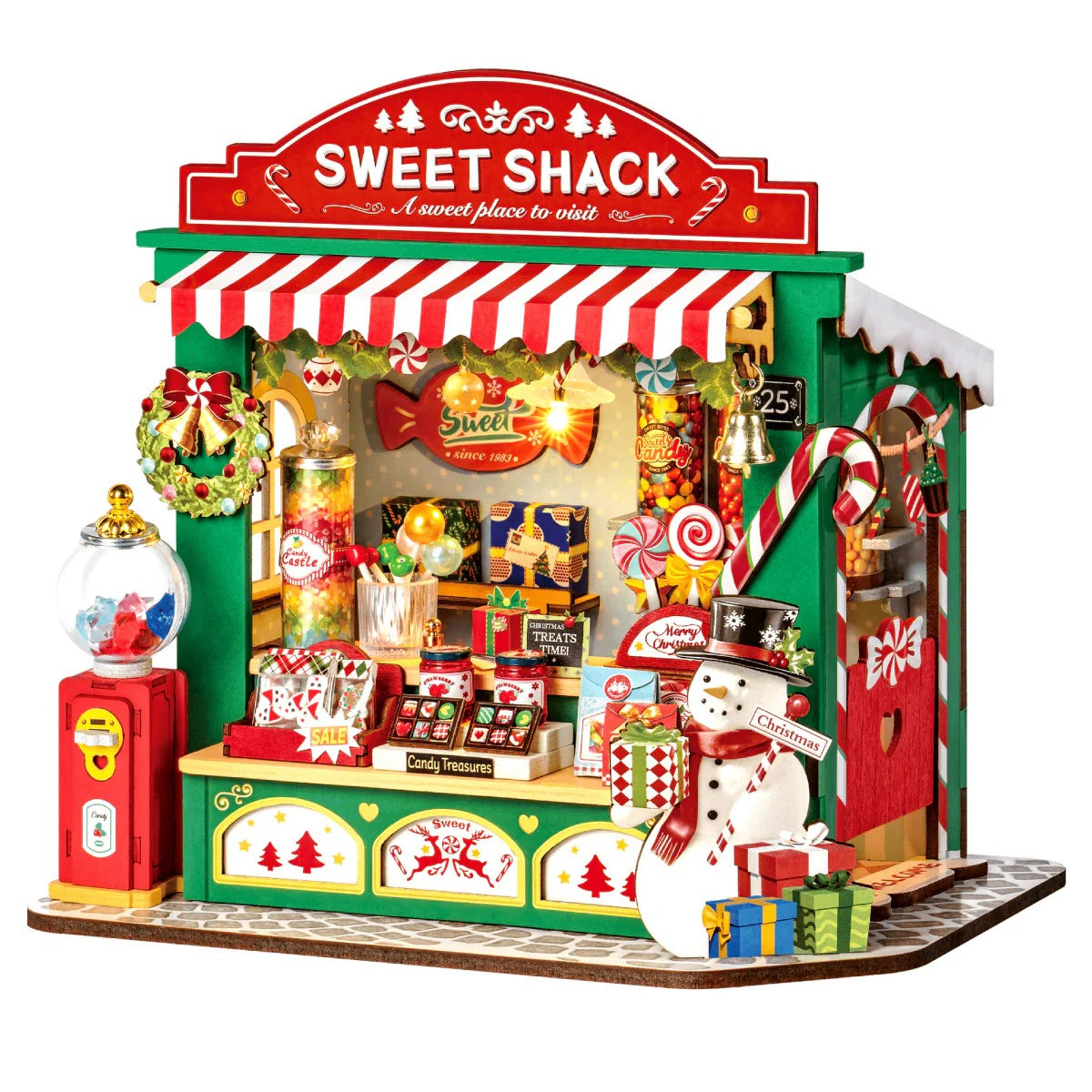 Rolife Christmas Candy Stand DIY Miniature House