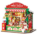 Rolife Christmas Candy Stand DIY Miniature House Toys Quiz