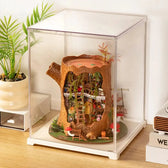Rolife DF06L protecting a tall miniature tree house
