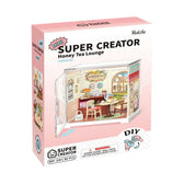 Rolife Honey Tea Lounge DIY Miniature House Toys Quiz