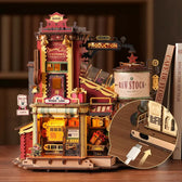 ROKR Christmas Dream Gift Factory Wooden Music Box Toys Quiz