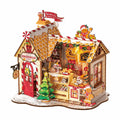 Rolife Gingerbread House DIY Miniature House Toys Quiz