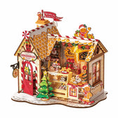 Rolife Gingerbread House DIY Miniature House Toys Quiz