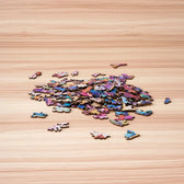 Nepravidelný laser-řezané kusy pro Rowood TA001 dřevěné puzzle