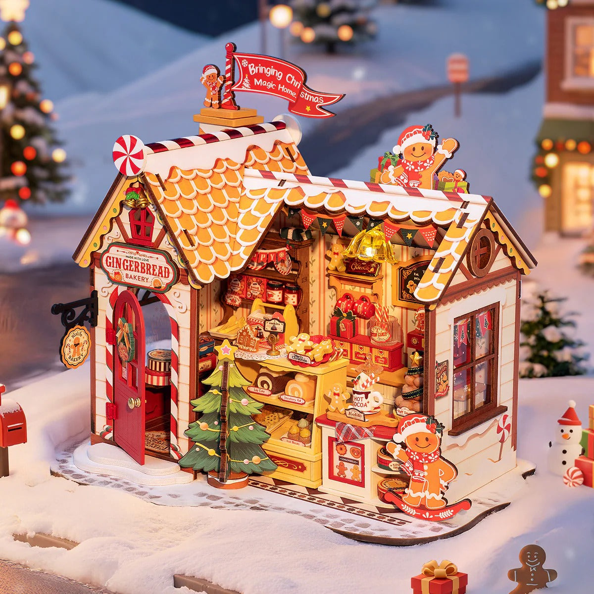 Rolife Gingerbread House DIY Miniature House
