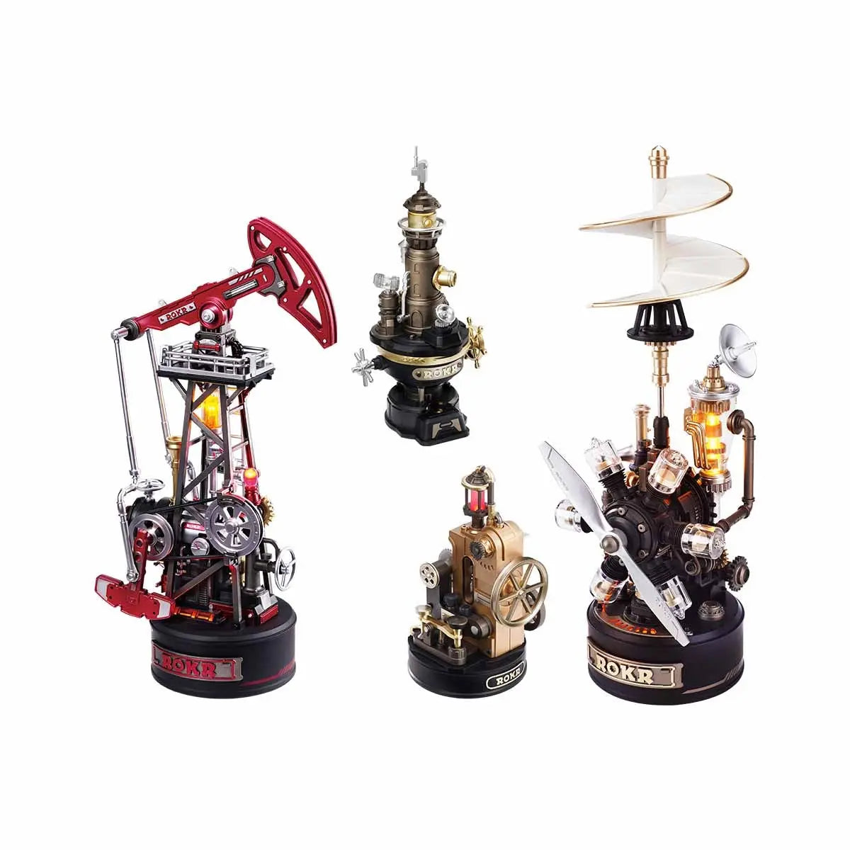 ROKR Navi Lighthouse Mechanical 3D Puzzle Toys Quiz