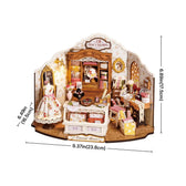 Rolife Elsa je šití DIY miniatura dům Toys Quiz