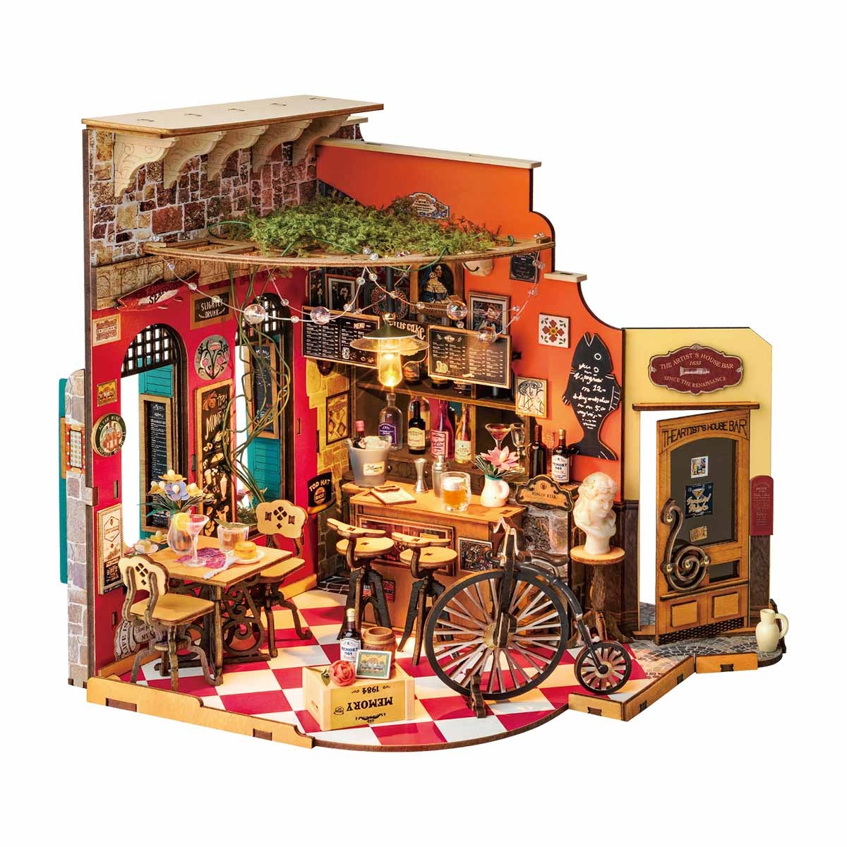 Rolife Cheers Bar & Dining DIY Miniature House