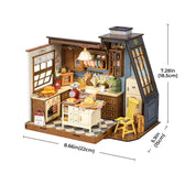 Rolife Baking Kitchen DIY Miniature House Toys Quiz