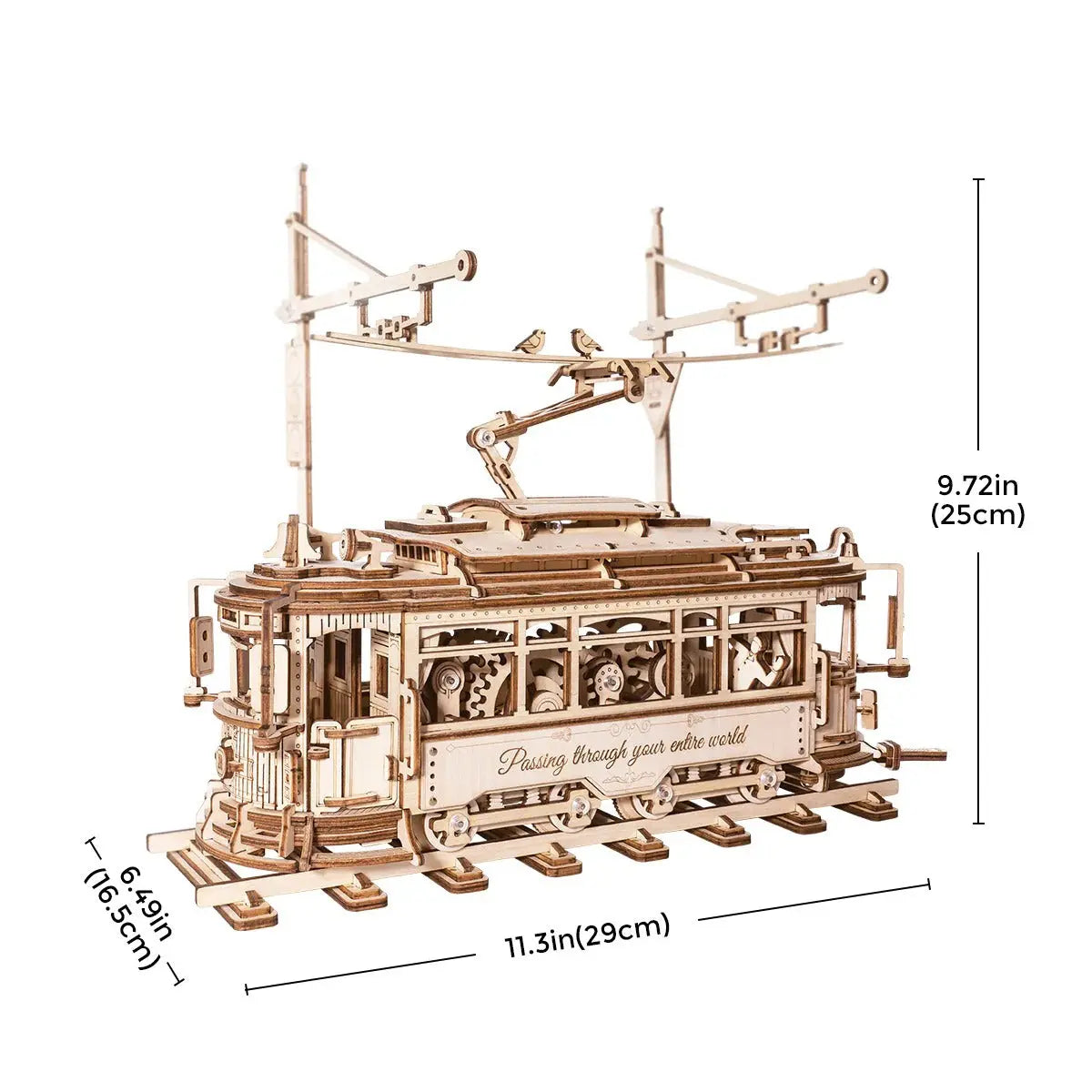 ROKR Classic City Tram 3D Wooden Puzzle ROKR
