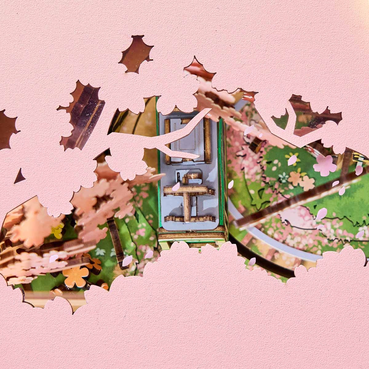 Rolife Sakura Dreamy Tour DIY Music Box 3D Wooden Puzzle