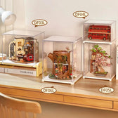 Rolife display case size comparison from DF03L to DF06L
