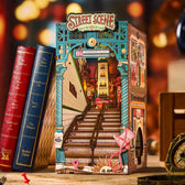 Rolife Street Scéna DIY knižní zákoutí (Book Nook) Insert Toys Quiz