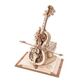 ROKR Magic Cello Mechanical Music Box 3D Wooden Puzzle Toys Quiz
