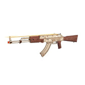 ROKR AK-47 Napadení Rifle Toy Gun 3D dřevěné puzzle Toys Quiz