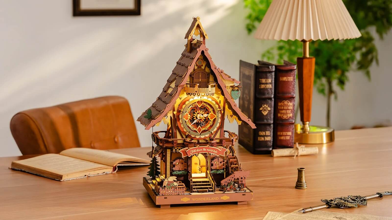 Čas Umění dřevěné hodiny a kalendář puzzle modely - Toys Quiz