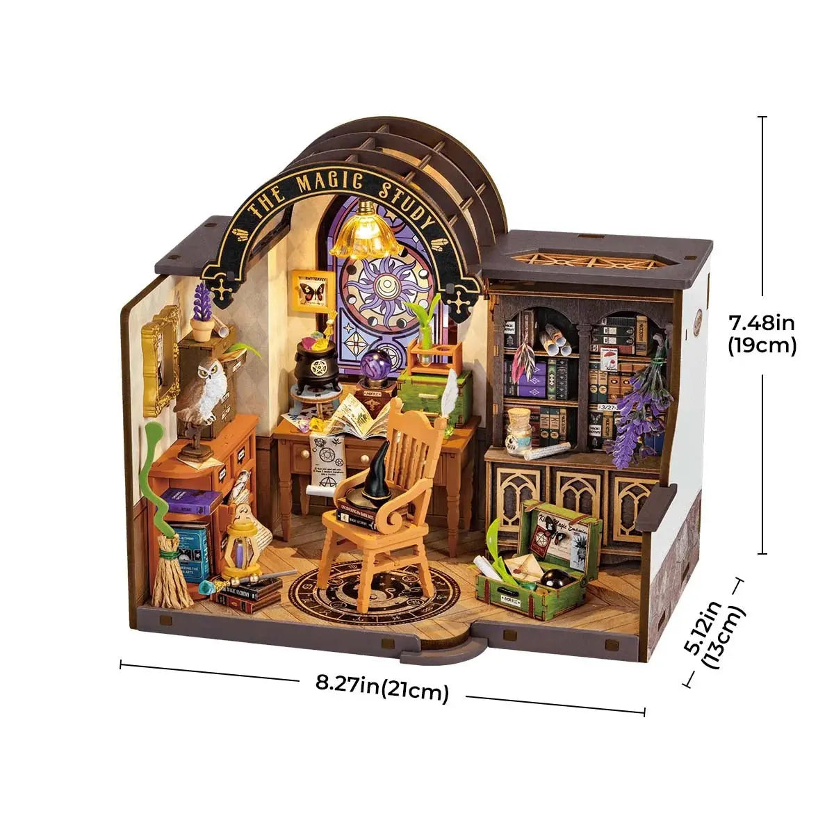 Rolife The Magic Study DIY Miniature House Toys Quiz