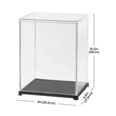 Angled view of the stackable ROKR Display Case RFM03