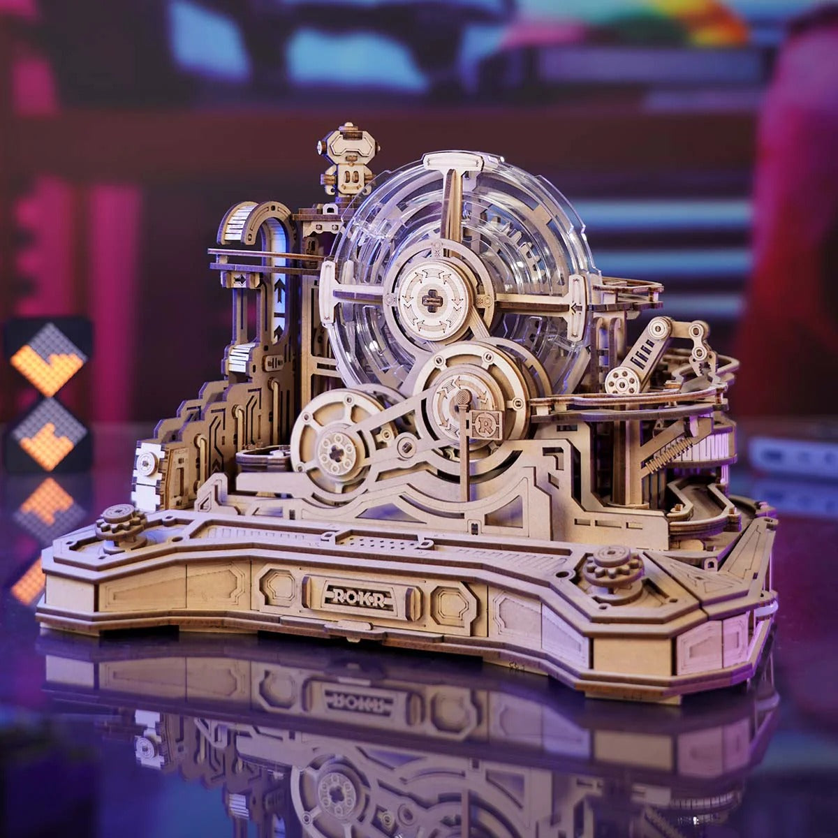 ROKR Gear Ball Challenge 3D Wooden Puzzle