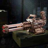 ROKR Rotating- Barrel stroj hračky Gun 3D dřevěné puzzle Toys Quiz