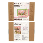 Rolife Sakura Dreamy Tour DIY Music Box 3D Wooden Puzzle Toys Quiz