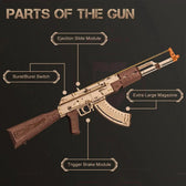 ROKR AK-47 Napadení Rifle Toy Gun 3D dřevěné puzzle Toys Quiz