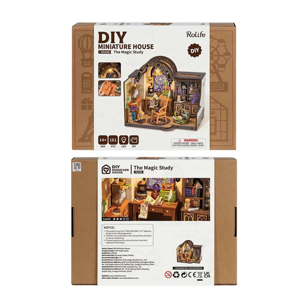 Rolife The Magic Study DIY Miniature House Toys Quiz