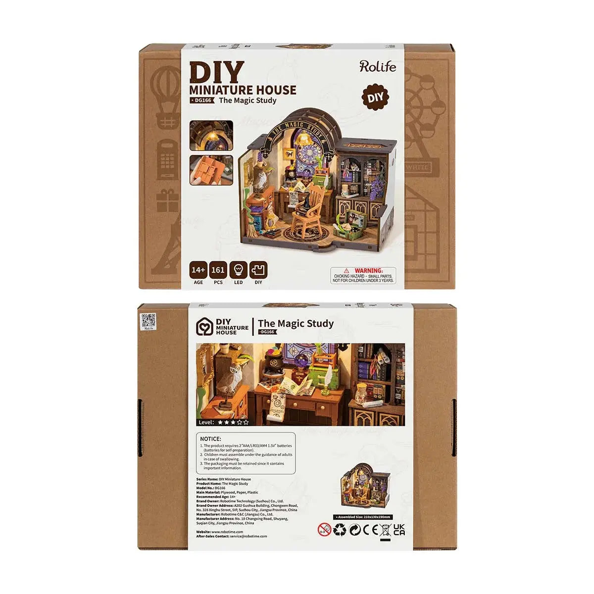 Rolife The Magic Study DIY Miniature House Toys Quiz