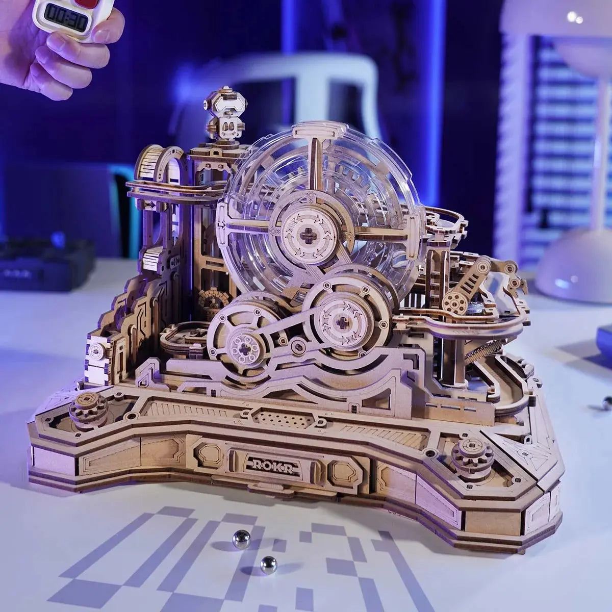 ROKR Gear Ball Challenge 3D Wooden Puzzle Toys Quiz