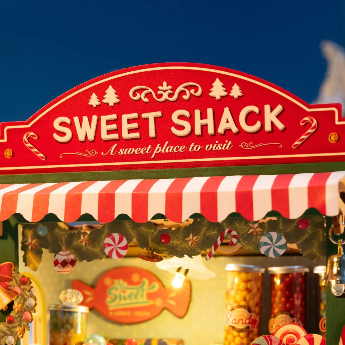 Rolife Christmas Candy Stand DIY Miniature House